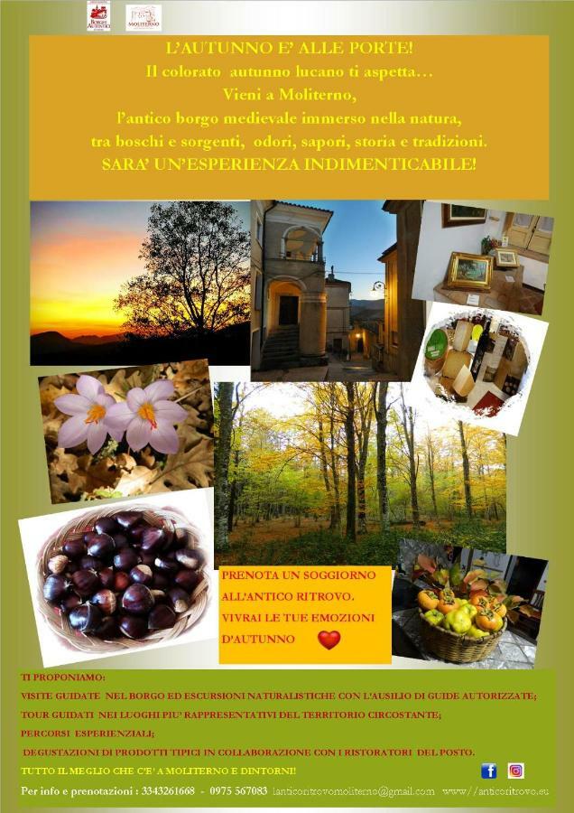 L'Antico Ritrovo Bed & Breakfast Moliterno Dış mekan fotoğraf